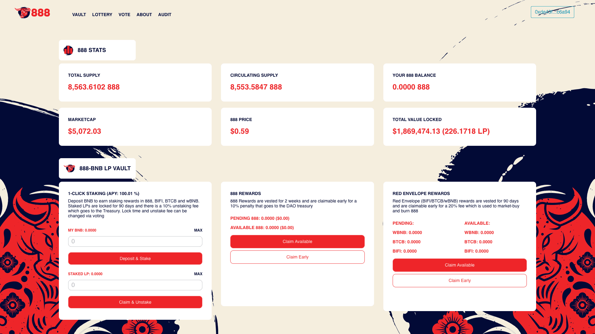 SmartCookie: 888DAO user interface