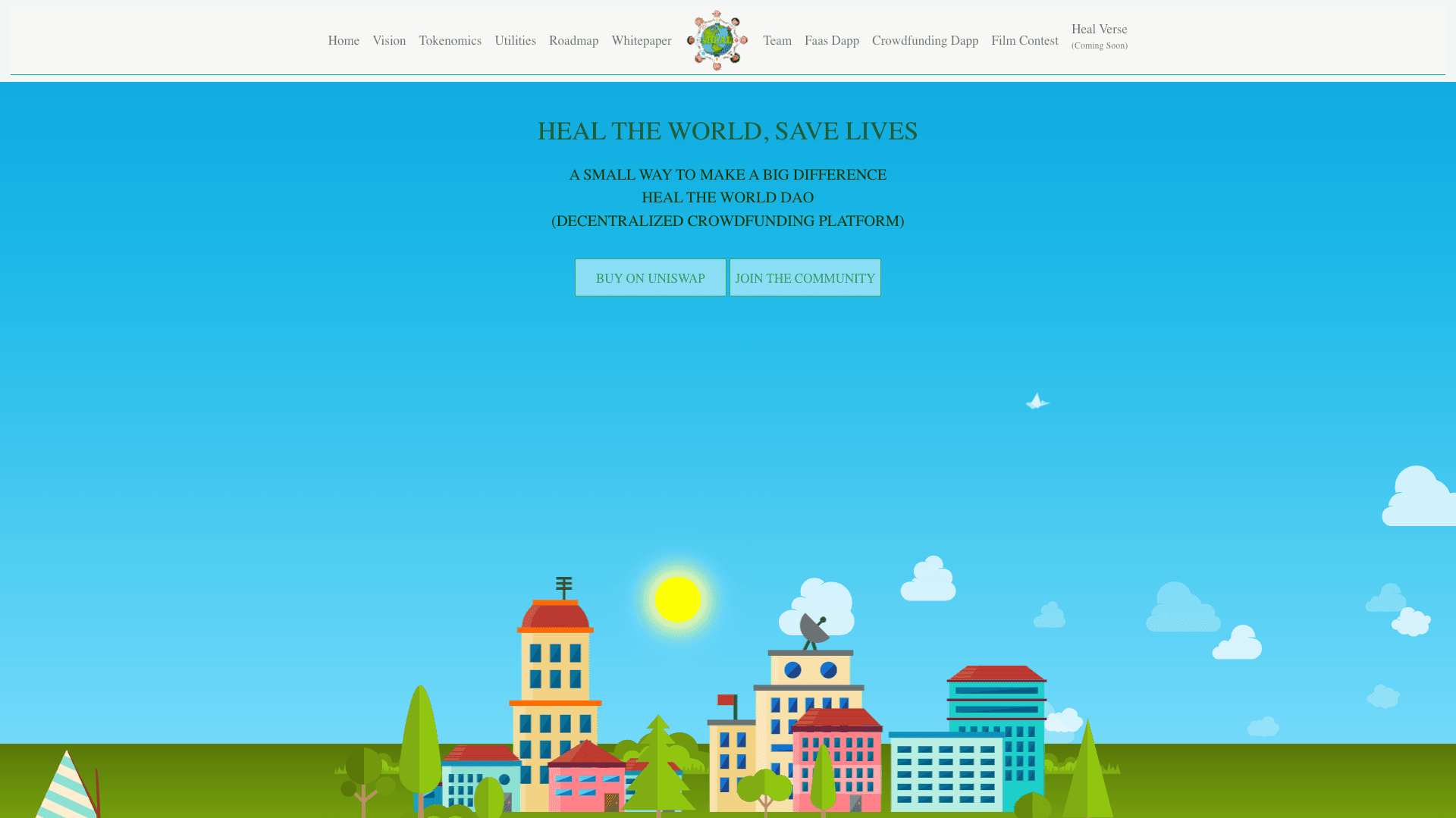 Heal Angels user interface